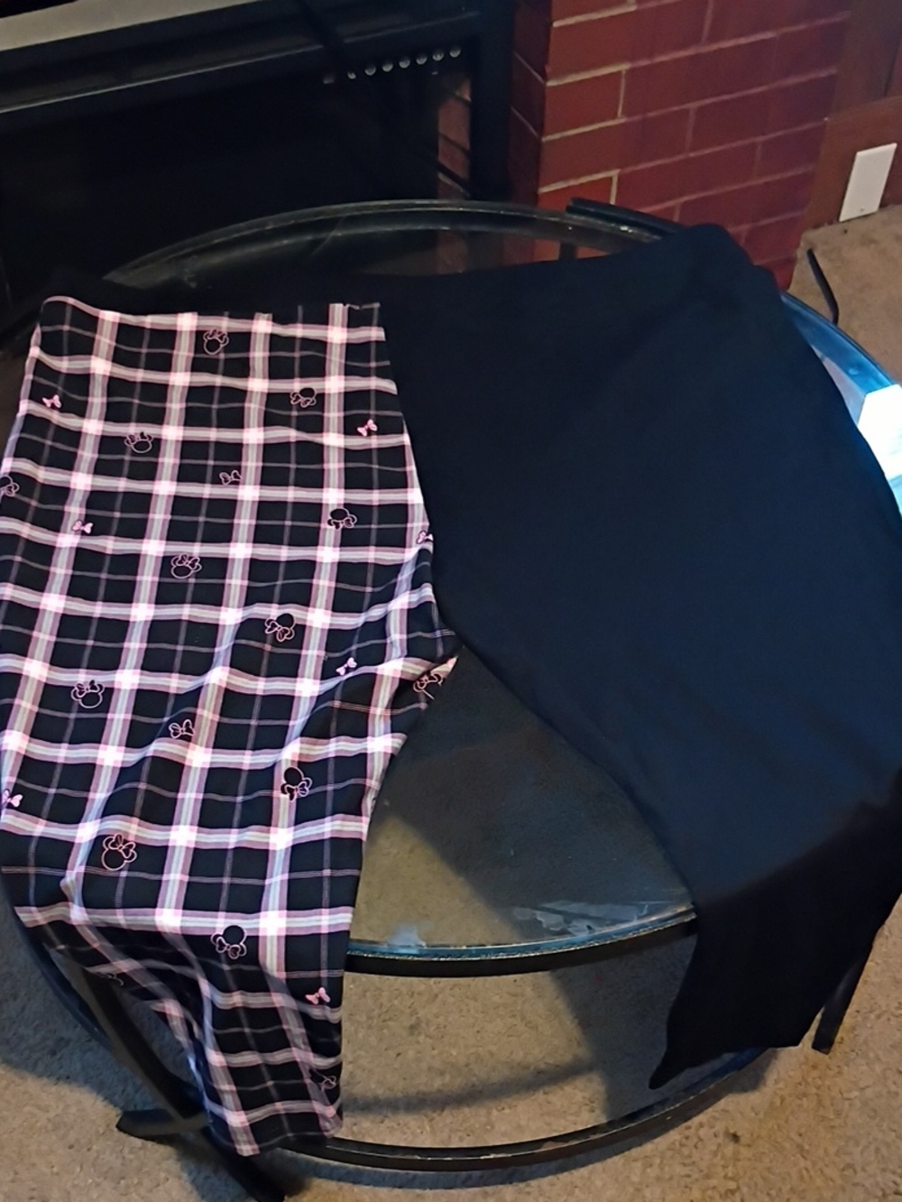 torrid Pink & Black Plaid Kids Leggings